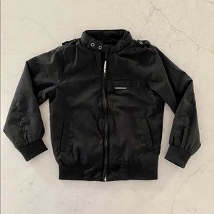Member’s Only black Iconic bomber jacket. Size 5